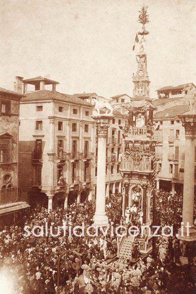 Foto inedita della Rua di Vicenza, 1912