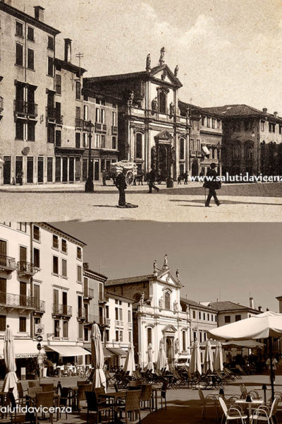 Vicenza nel tempo, Piazza Biade e Chiesa di Santa Maria in Foro