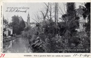 Antica cartolina di Vicenza. Saluti e curiosità.