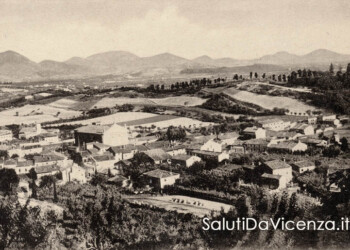 Barbarano Vicentino, panoramica del 1940