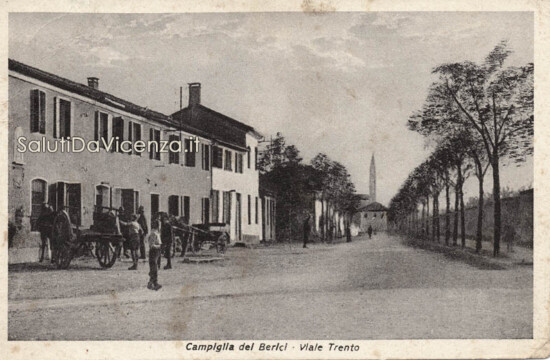 Campiglia dei Berici Campiglia dei Berici, Viale Trento nei primi anni del Novecento.