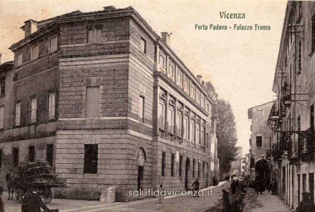 Palazzo Franco in corso Padova, ed. Rigon 1908