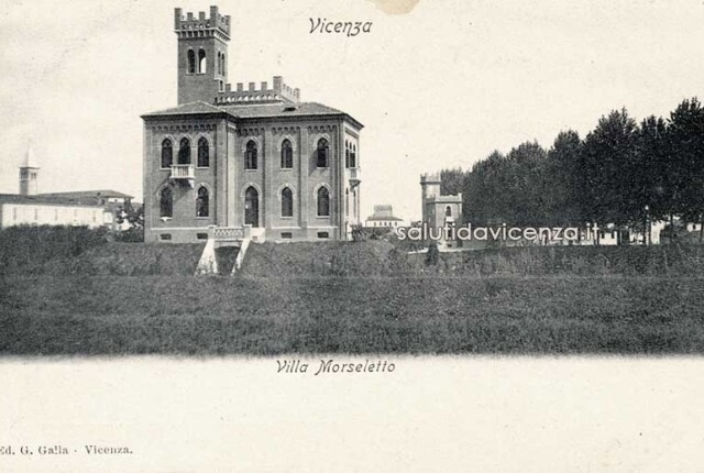 Villa Morseletto sul Bacchiglione, ed. Galla 1901